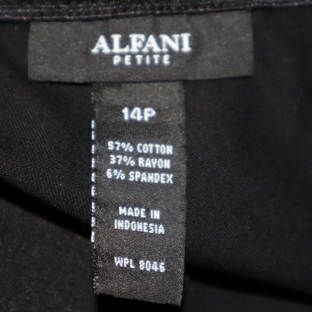 Alfani Classic Pull‎ On Pant With Zipper Details - Picture 11 of 11